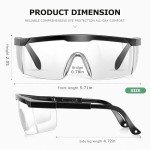 Chicday Anti-Fog Safety Glasses for Eye Protection