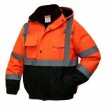 Men's Hi-Vis Waterproof Reflective Safety Jacket