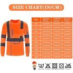 Orange Safety Construction Shirts 3-Pack - X-Large