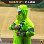 High Visibility Reflective Rain Jacket - Large
