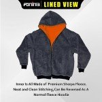 High Visibility ANSI Class 3 Fleece Hoodie - Orange