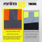 High Visibility ANSI Class 3 Fleece Hoodie - Orange