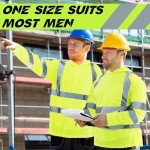 4-Pack Reflective Safety Hooded T-Shirts - Fluorescent Yellow