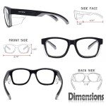 Anti-Fog Safety Glasses with UV Protection