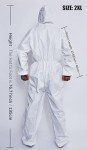 5 Pack of 3XL Disposable Protective Coveralls