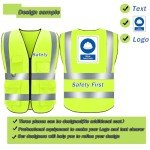 Personalized High Visibility Safety Vest with Logo