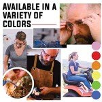 BISON LIFE Clear Lens Colorful Safety Glasses - 12 Pairs