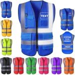 Personalized High-Visibility Safety Vest for Men