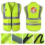 Personalized High-Visibility Safety Vest for Men