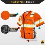 Executive HighwayBoss Safety Vest - 8 Pocket Orange
