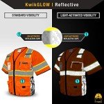 Executive HighwayBoss Safety Vest - 8 Pocket Orange