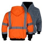 Hi-Vis Reflective Hoodie for Outdoor Safety