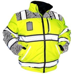 KwikSafety Universe Bomber Safety Jacket - Yellow Large