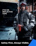 High-Visibility Waterproof Safety Jacket for Men