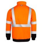 High Visibility Orange Pullover 1/4 Zipper