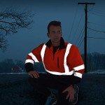 High Visibility Orange Pullover 1/4 Zipper