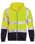 Men's Reflective Safety Hoodie - High Visibility Raincoat