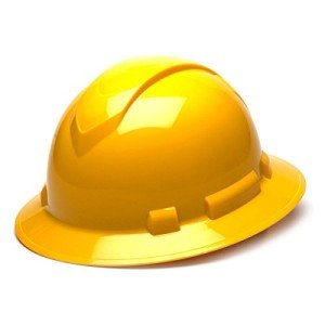 Pyramex Ridgeline Full Brim Hard Hat - Yellow