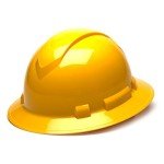 Pyramex Ridgeline Full Brim Hard Hat - Yellow