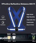Reflective Running Vest Set for Night Safety