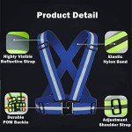 Reflective Running Vest Set for Night Safety