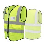High Visibility Reflective Safety Vest with Pockets
