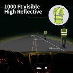 High Visibility Reflective Safety Vest with Pockets