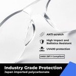 Amoolo Clear Safety Glasses - Bulk Pack of 24