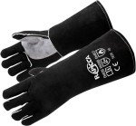 Heat Resistant Fireplace Gloves - Black 14
