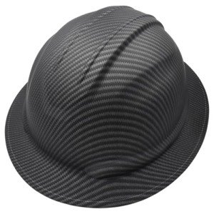 Bullhead Safety Full Brim Hard Hat - Matte Black