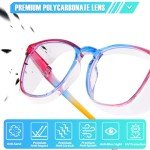 4-Pack Cute Anti-Fog Safety Glasses for Women