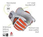 Heat Resistant Welder's Gloves - Size 8/M