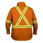High Visibility Flame Resistant Shirt - Large Orange