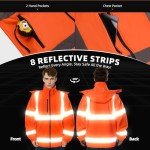 High Visibility Reflective Safety Jacket for Men