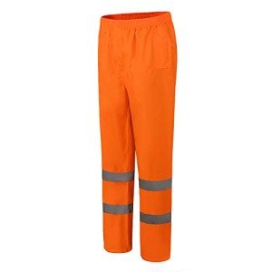 Hi-Vis Waterproof Reflective Rain Pants for All