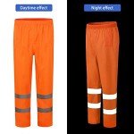 Hi-Vis Waterproof Reflective Rain Pants for All