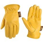 Wells Lamont Women's Leather Deerskin Gloves - Yellow