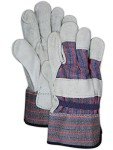 DuraMaster Gunn-Cut Leather Palm Safety Gloves