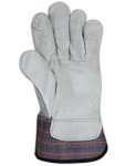 DuraMaster Gunn-Cut Leather Palm Safety Gloves