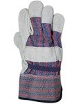 DuraMaster Gunn-Cut Leather Palm Safety Gloves