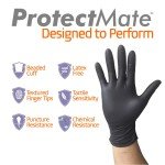 Industrial Strength Black Nitrile Gloves - X-Large