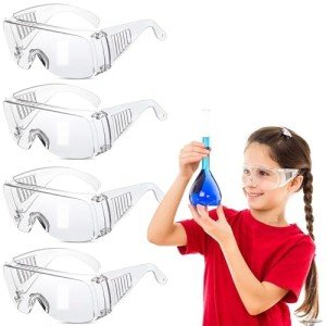 Kids Safety Goggles - 4 Pack, Anti-Fog Protection