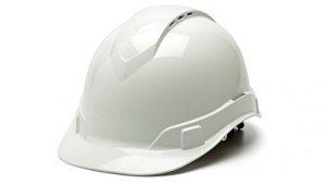 Pyramex Vented Ridgeline Hard Hat - White