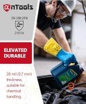 Heavy-Duty Neoprene Chemical Protective Gloves - 2 Pairs