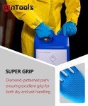 Heavy-Duty Neoprene Chemical Protective Gloves - 2 Pairs