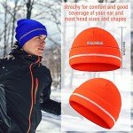 High Visibility Reflective Knit Beanies - 24 Pack
