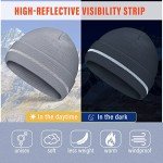 High Visibility Reflective Knit Beanies - 24 Pack
