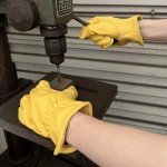 Heavy-Duty Leather Work Gloves for Construction & Gardening