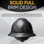 OSHA Approved Vented Full Brim Hard Hat - Black