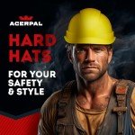 Vented Lime OSHA Hard Hat with Suspension